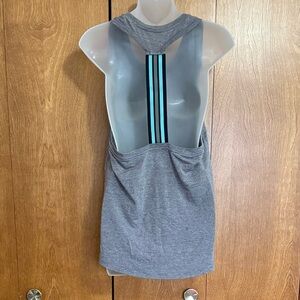 Splendid Studio Racer Back Blue Stripe Tank Top Size L NWOT